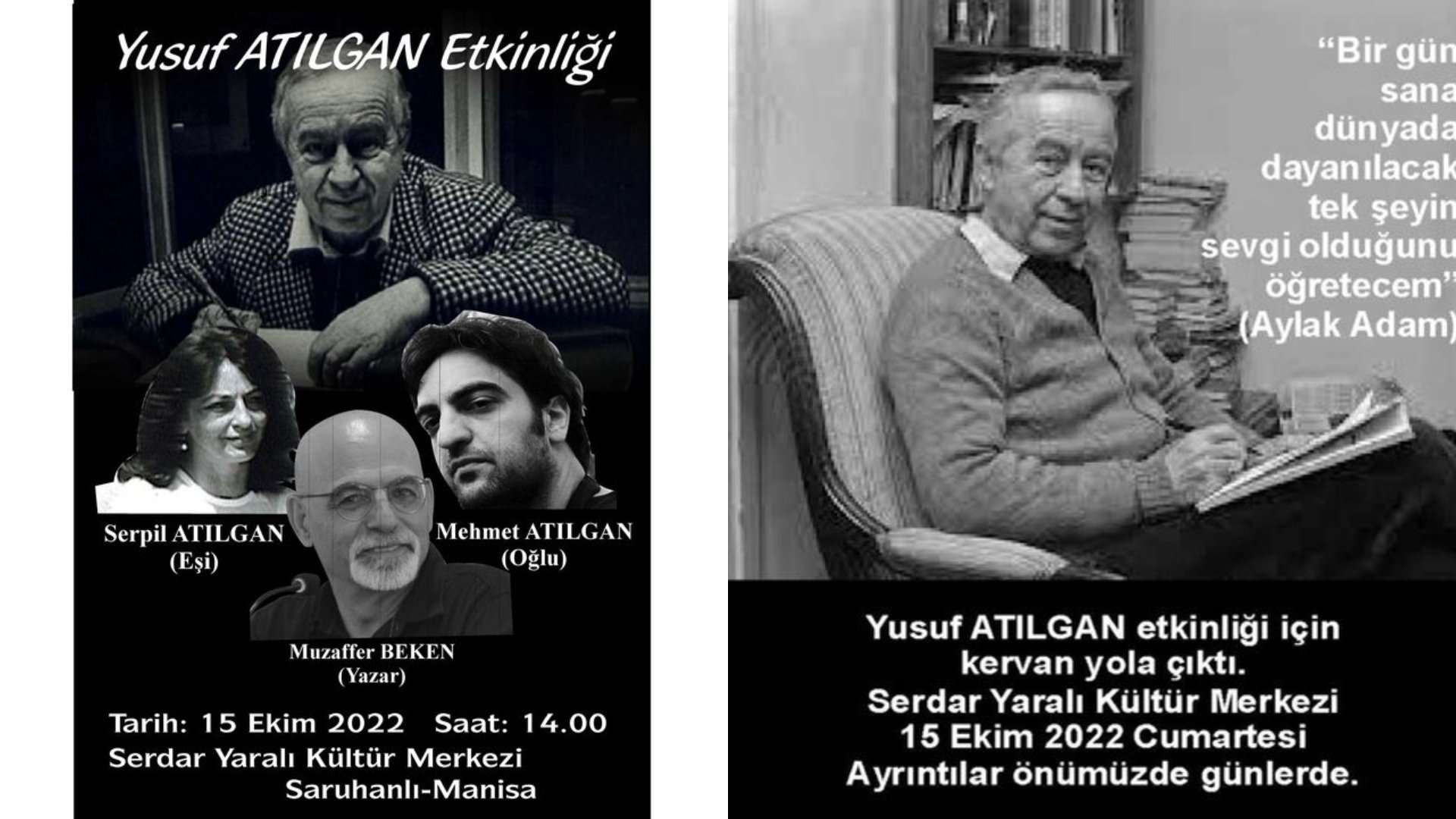 YUSUF ATILGAN ETKİNLİĞİ