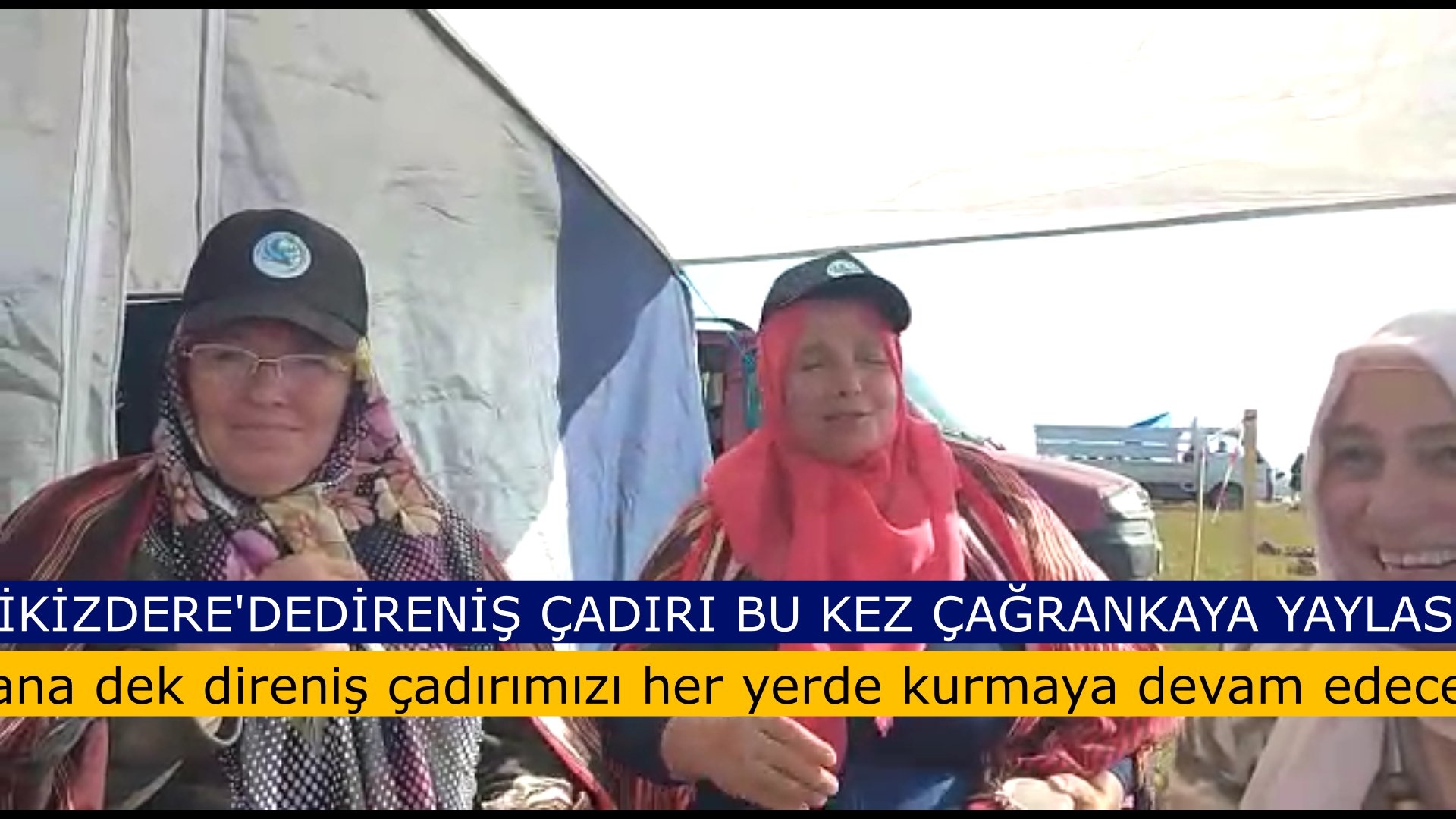 İkizdere'de direniş çadırı bu kez Çağrankaya Yaylası'nda kuruldu