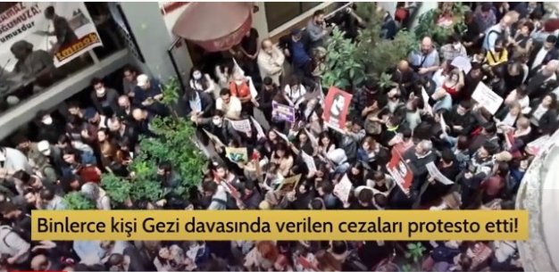 Binlerce kişi Gezi davasında verilen cezaları protesto etti!
