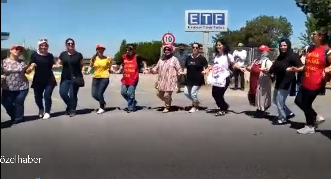 Tuzla'da ETF işçisi kadınların direnişi sürüyor!