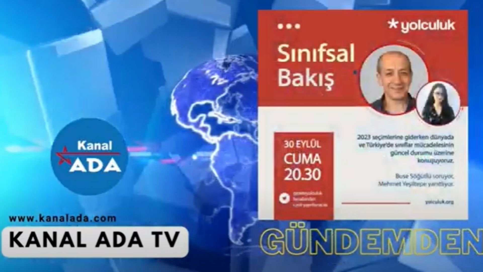 KANAL ADA GÜNDEMDEN...SINIFSAL BAKIŞ