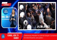 Galatasaray Meydanı’na çıkmak isteyen Cumartesi Anneleri/İnsanları yine polis engeli ile karşılaştı.